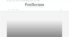 Desktop Screenshot of postflaviana.org